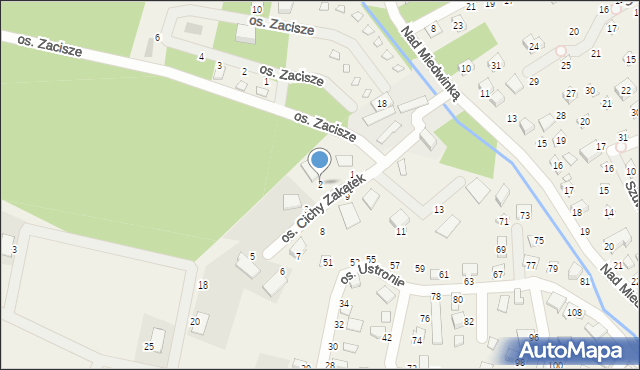 Morzyczyn, Osiedle Cichy Zakątek, 2, mapa Morzyczyn