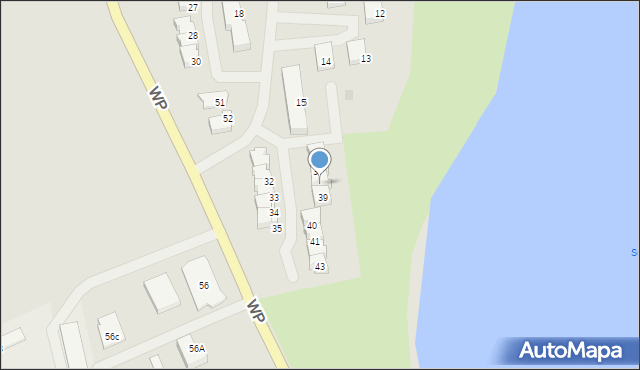 Mrągowo, Osiedle Nikutowo, 38, mapa Mrągowo