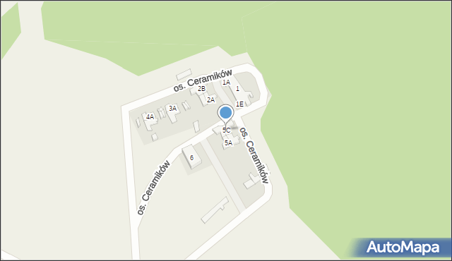 Murzynowo, Osiedle Ceramików, 5C, mapa Murzynowo