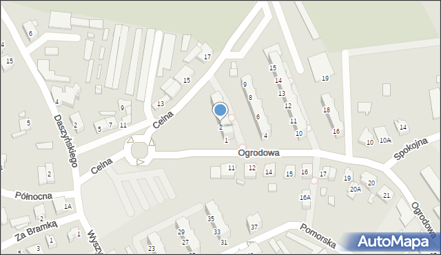 Myślibórz, Osiedle Powstańców Wielkopolskich, 2, mapa Myślibórz