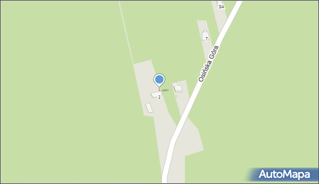 Myszków, Osińska Góra, 5, mapa Myszków