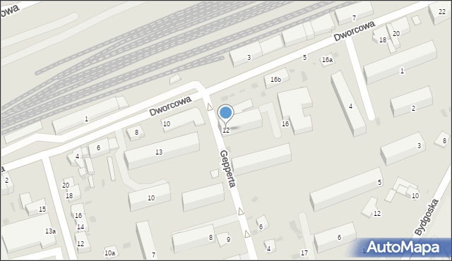 Nakło nad Notecią, Osiedle Króla Bolesława Chrobrego, 12, mapa Nakło nad Notecią