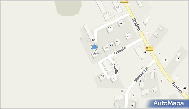 Niedomice, Osiedle, 23, mapa Niedomice