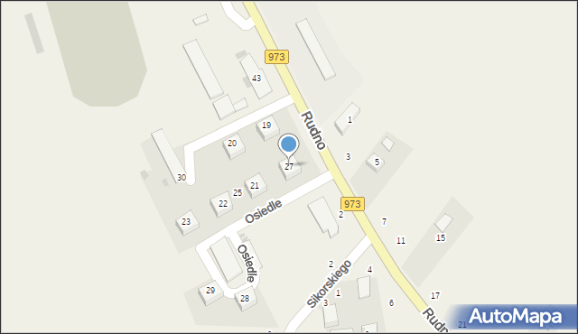 Niedomice, Osiedle, 27, mapa Niedomice