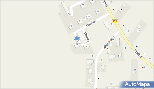 Niedomice, Osiedle, 29, mapa Niedomice