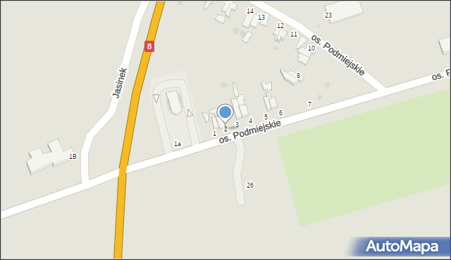 Niemcza, Osiedle Podmiejskie, 2, mapa Niemcza