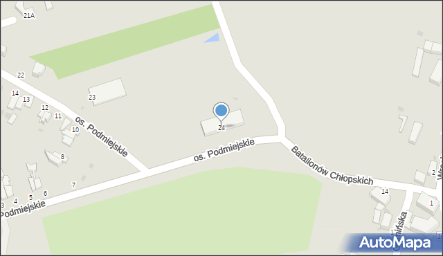 Niemcza, Osiedle Podmiejskie, 24, mapa Niemcza