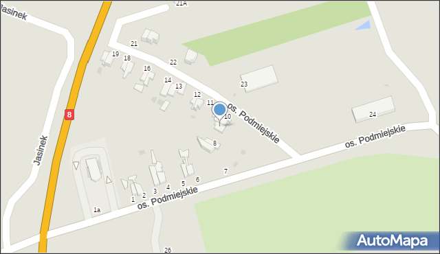 Niemcza, Osiedle Podmiejskie, 9, mapa Niemcza