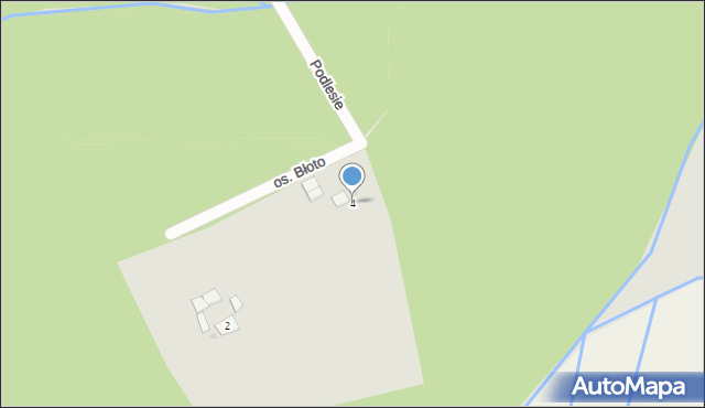 Niepołomice, Osiedle Błoto, 4, mapa Niepołomice