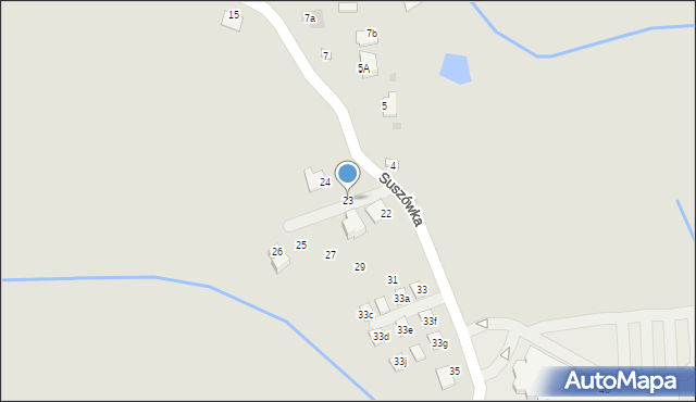 Niepołomice, Osiedle Kaptarz, 23, mapa Niepołomice