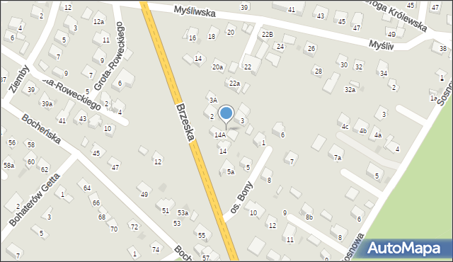 Niepołomice, Osiedle Królowej Bony, 2A, mapa Niepołomice