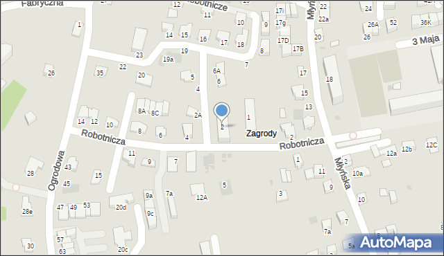 Niepołomice, Osiedle Robotnicze, 2, mapa Niepołomice