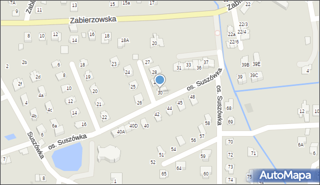 Niepołomice, Osiedle Suszówka, 30, mapa Niepołomice