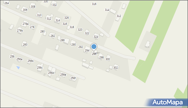 Niestachów, Osiedle Warkocz, 296, mapa Niestachów