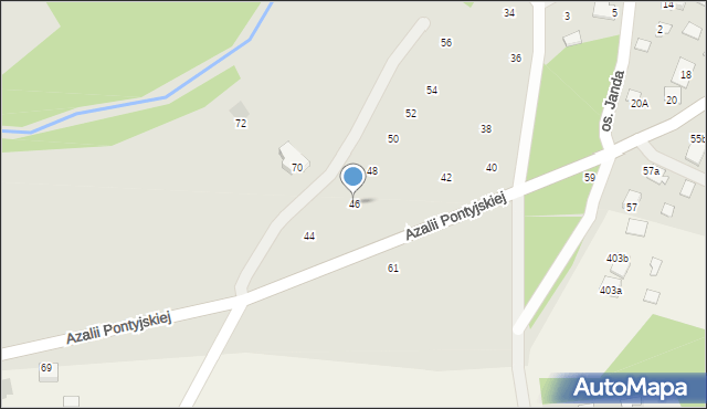 Nowa Sarzyna, Osiedle Janda, 46, mapa Nowa Sarzyna