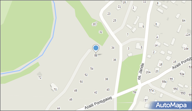 Nowa Sarzyna, Osiedle Janda, 56, mapa Nowa Sarzyna