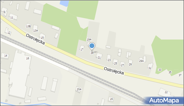 Nowa Wieś, Ostrołęcka, 19, mapa Nowa Wieś