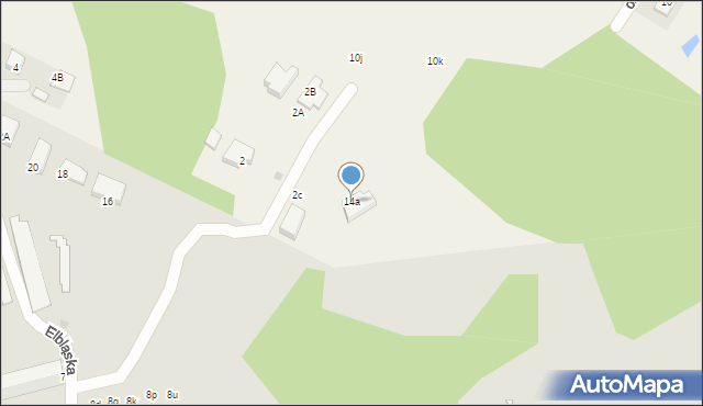 Nowa Wieś, Osiedle Grunwaldzkie, 14a, mapa Nowa Wieś