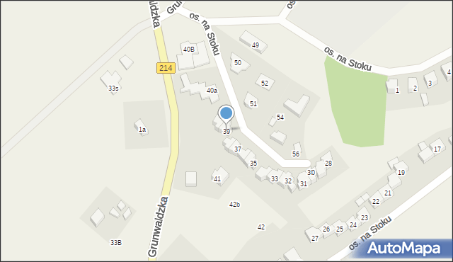 Nowa Wieś Lęborska, Osiedle na Stoku, 39, mapa Nowa Wieś Lęborska