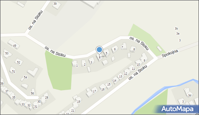Nowa Wieś Lęborska, Osiedle na Stoku, 4, mapa Nowa Wieś Lęborska