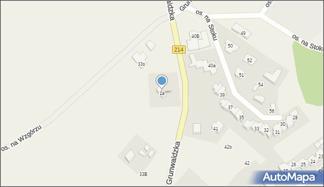 Nowa Wieś Lęborska, Osiedle na Wzgórzu, 1a, mapa Nowa Wieś Lęborska