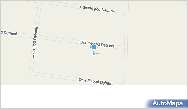 Nowa Wioska, Osiedle pod Dębami, 3b, mapa Nowa Wioska