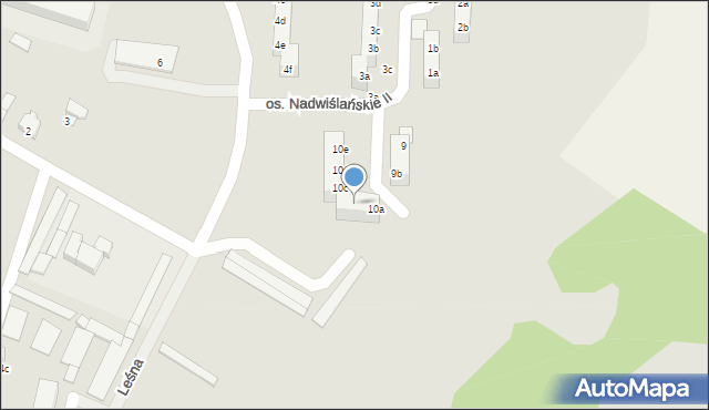 Nowe, Osiedle Nadwiślańskie II, 10b, mapa Nowe