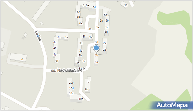 Nowe, Osiedle Nadwiślańskie II, 1b, mapa Nowe