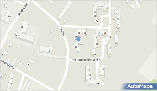 Nowe, Osiedle Nadwiślańskie II, 4f, mapa Nowe