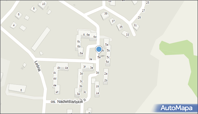Nowe, Osiedle Nadwiślańskie II, 5a, mapa Nowe