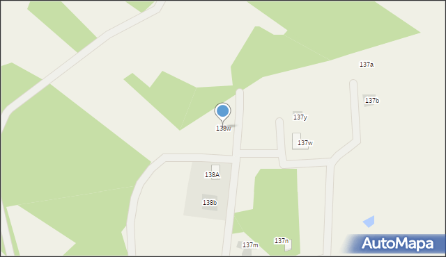 Nowe Grabie, Osiedle Pod Klonami, 138w, mapa Nowe Grabie