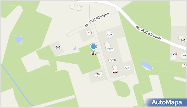 Nowe Grabie, Osiedle Pod Klonami, 231, mapa Nowe Grabie