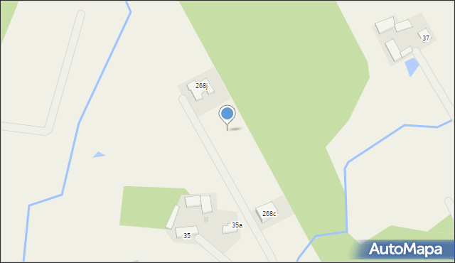 Nowe Grabie, Osiedle Pod Klonami, 268g, mapa Nowe Grabie