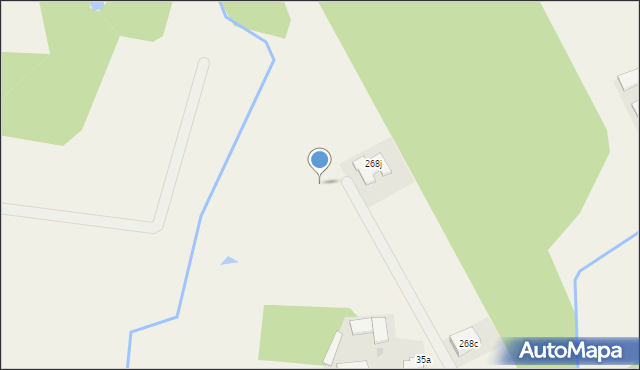 Nowe Grabie, Osiedle Pod Klonami, 268l, mapa Nowe Grabie