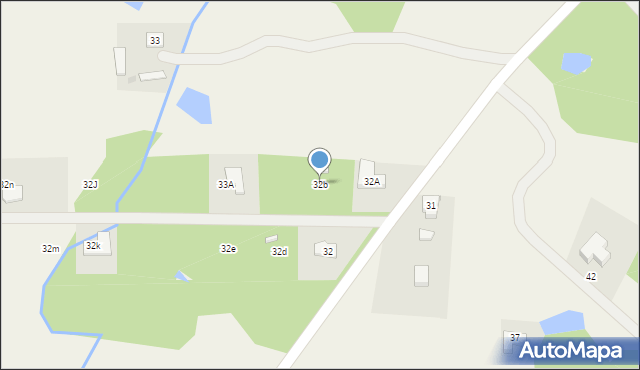 Nowe Grabie, Osiedle Pod Sosnami, 32b, mapa Nowe Grabie