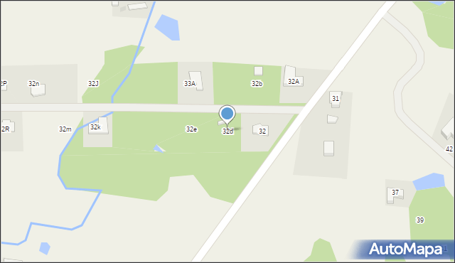 Nowe Grabie, Osiedle Pod Sosnami, 32d, mapa Nowe Grabie