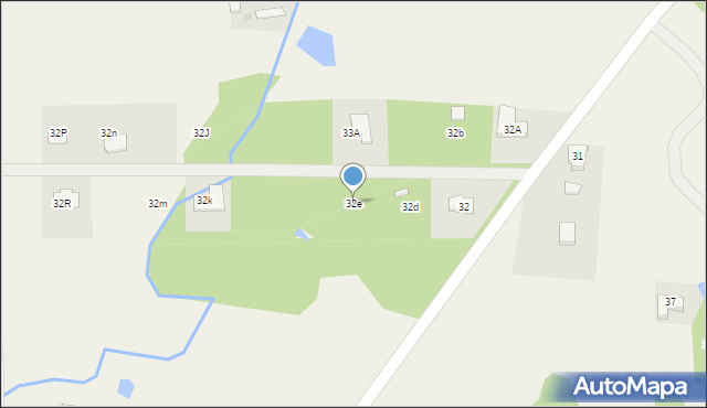 Nowe Grabie, Osiedle Pod Sosnami, 32e, mapa Nowe Grabie
