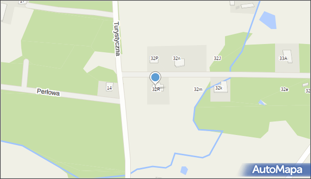 Nowe Grabie, Osiedle Pod Sosnami, 32R, mapa Nowe Grabie