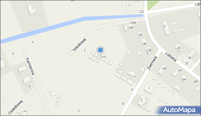 Nowęcin, Osiedlowa, 2f, mapa Nowęcin