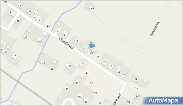 Nowosielce, Osiedlowa, 23, mapa Nowosielce