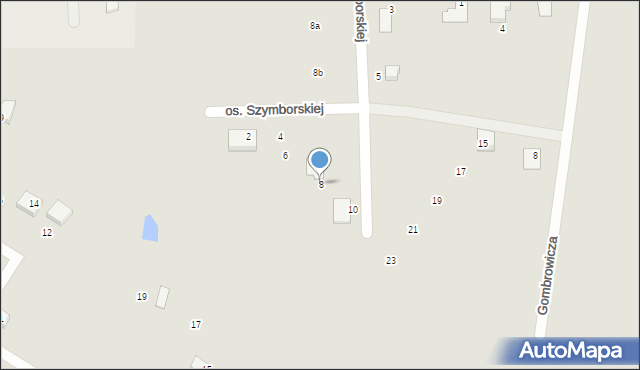 Nowy Dwór Gdański, Osiedle Szymborskiej Wisławy, 8, mapa Nowy Dwór Gdański