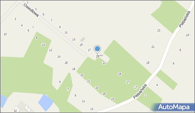 Nowy Dzikowiec, Osiedlowa, 19, mapa Nowy Dzikowiec