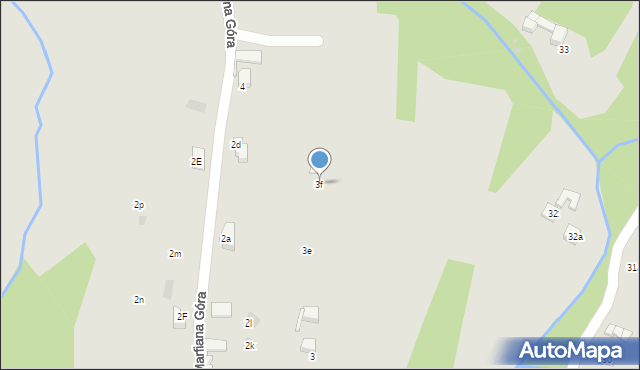 Nowy Targ, Osiedle Marfiana Góra, 3f, mapa Nowego Targu