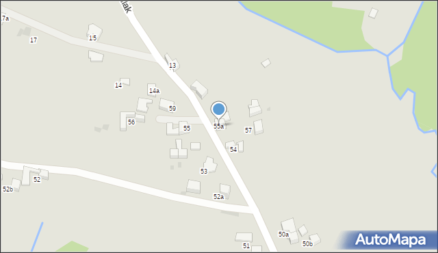 Nowy Targ, Osiedle Nowe, 55a, mapa Nowego Targu