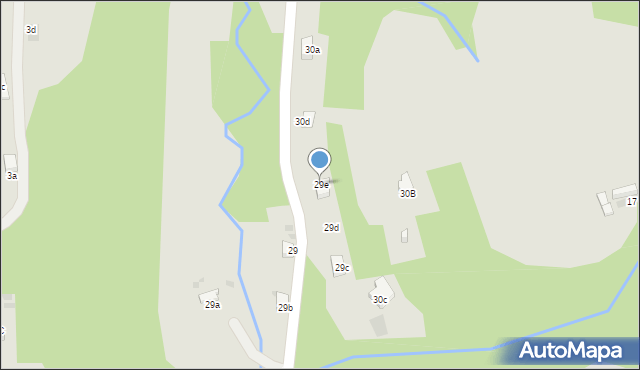 Nowy Targ, Osiedle Robów, 29e, mapa Nowego Targu