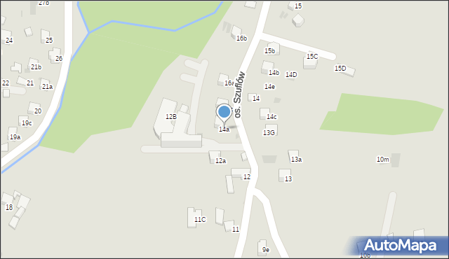 Nowy Targ, Osiedle Szuflów, 14a, mapa Nowego Targu
