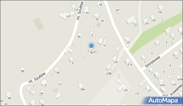 Nowy Targ, Osiedle Szuflów, 7a, mapa Nowego Targu