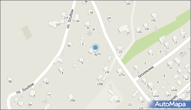 Nowy Targ, Osiedle Szuflów, 7b, mapa Nowego Targu