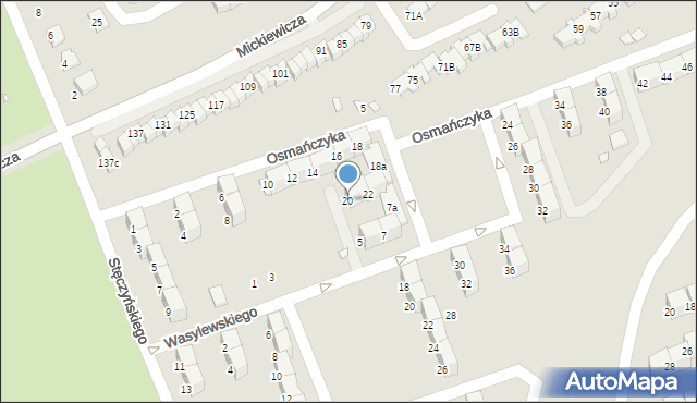 Nysa, Osmańczyka Jana Edmunda, 20, mapa Nysy