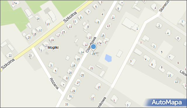 Obrowo, Osiedlowa, 19, mapa Obrowo